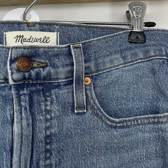 Madewell The Perfect Vintage Jean Size 29 Ainsworth Medium Wash High Rise Frayed - Picture 5 of 11